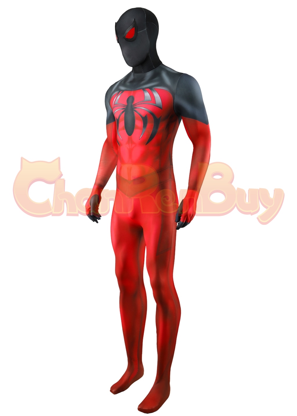 Ultimate Spider-Man Costume Scarlet Spider Bodysuit Cosplay for Adult Kids