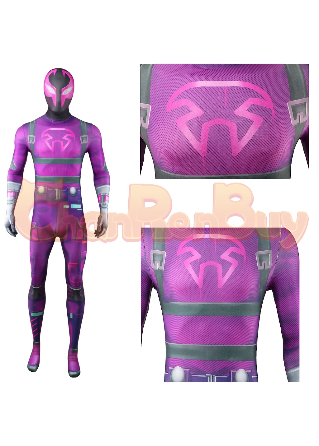 Spider-Man: Into the Spider-Verse Costume Prowler Bodysuit Cosplay for Adult Kids