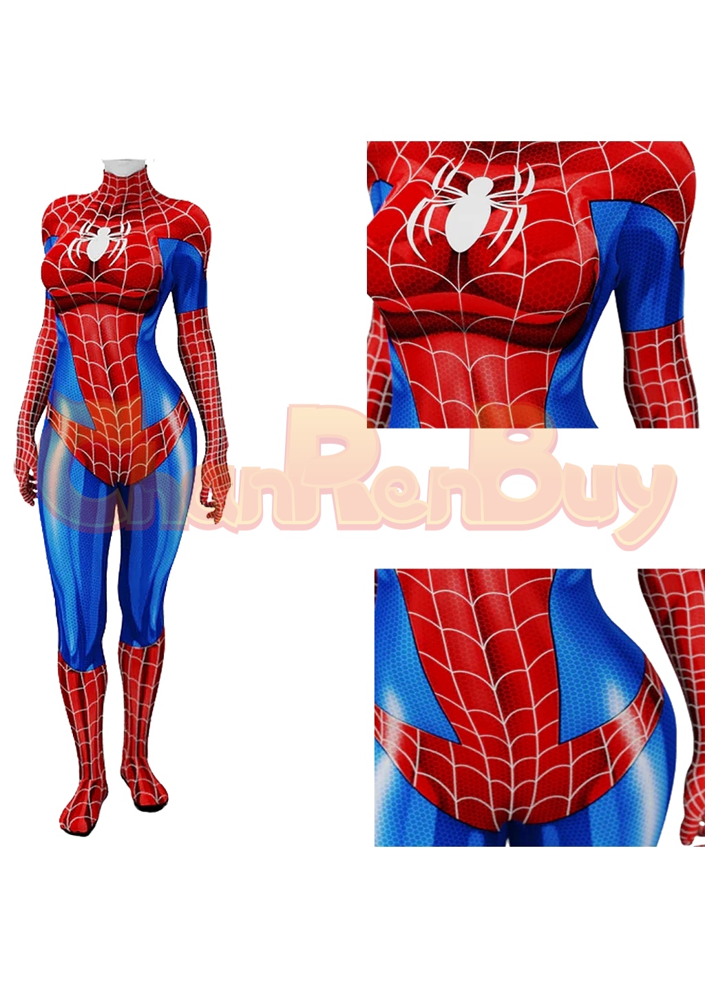 Venom Costume Sole Spider Man Bodysuit Cosplay Female Ver for Adult Kids