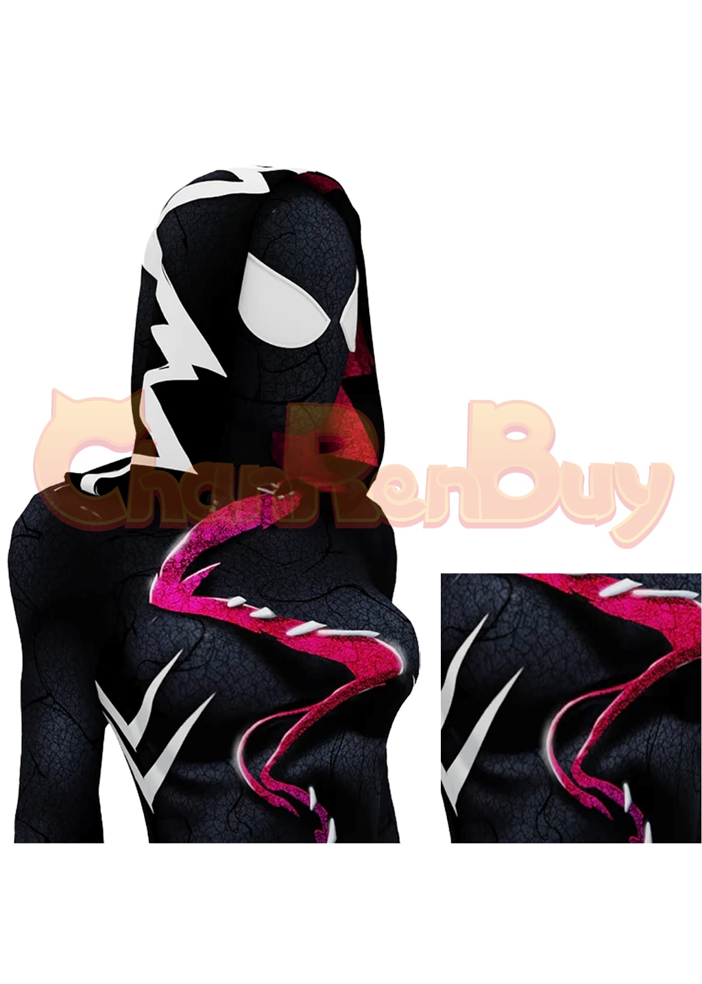 Spider Gwen Stacy Costume Venom Spider Bodysuit Cosplay for Adult Kids