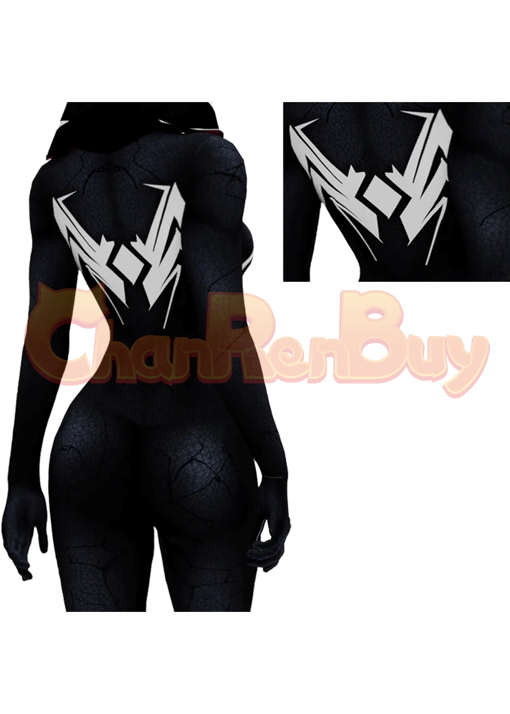 Spider Gwen Stacy Costume Venom Spider Bodysuit Cosplay for Adult Kids