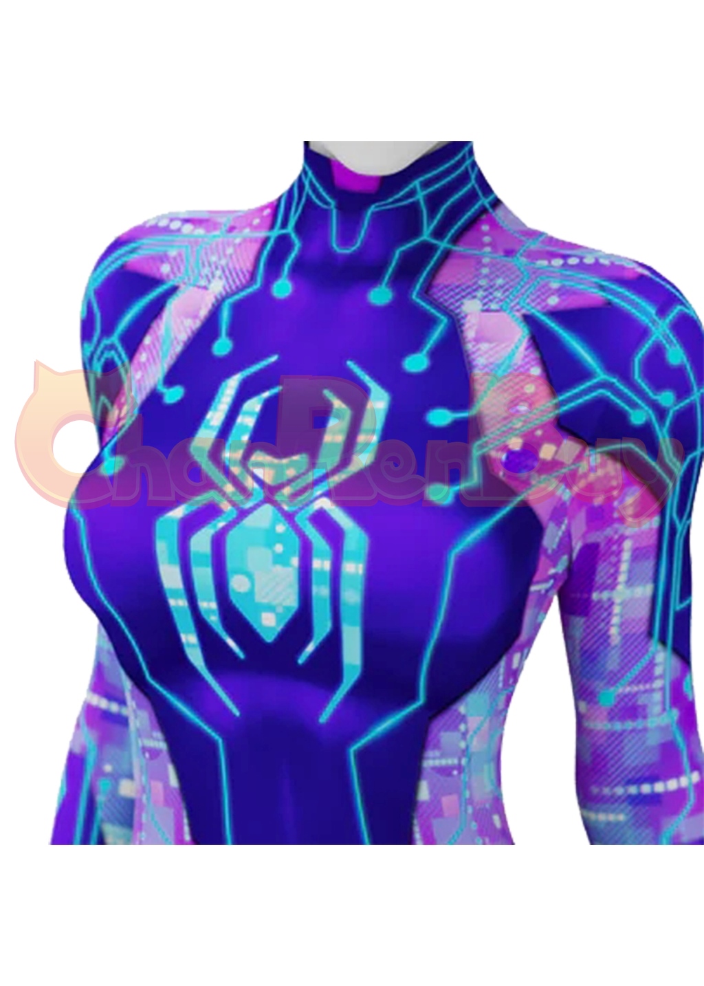 Spider-Man: Into the Spider-Verse Costume Spider-Byte Margo Bodysuit Cosplay for Adult Kids