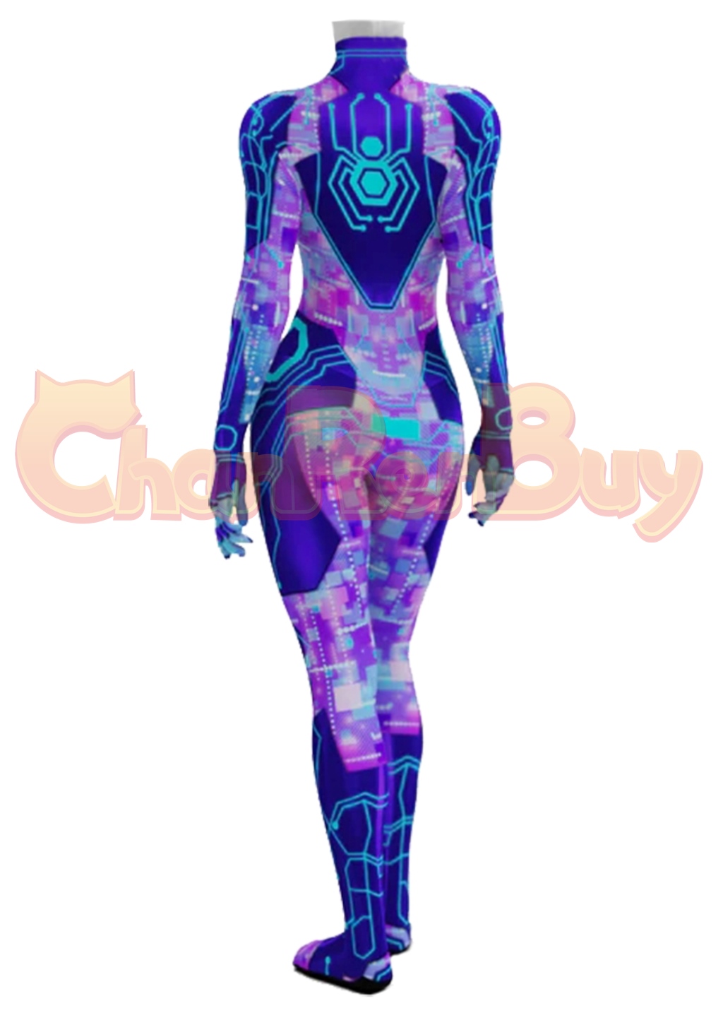 Spider-Man: Into the Spider-Verse Costume Spider-Byte Margo Bodysuit Cosplay for Adult Kids