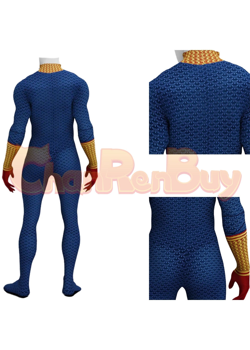 The Boys Costume The Homelander Bodysuit Cosplay for Adult Kids
