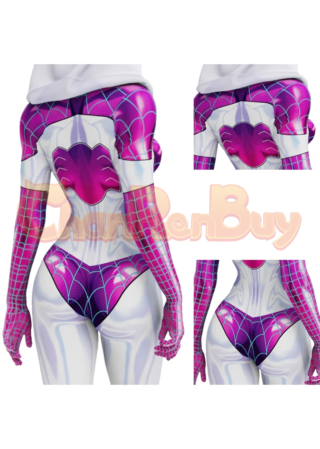 Venom Spider Man Costume Gwen Stacy Bodysuit Cosplay for Adult Kids
