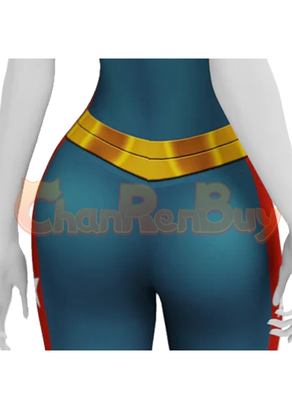 Captain America Costume Female Version Bodysuit Cosplay for Adult Kids