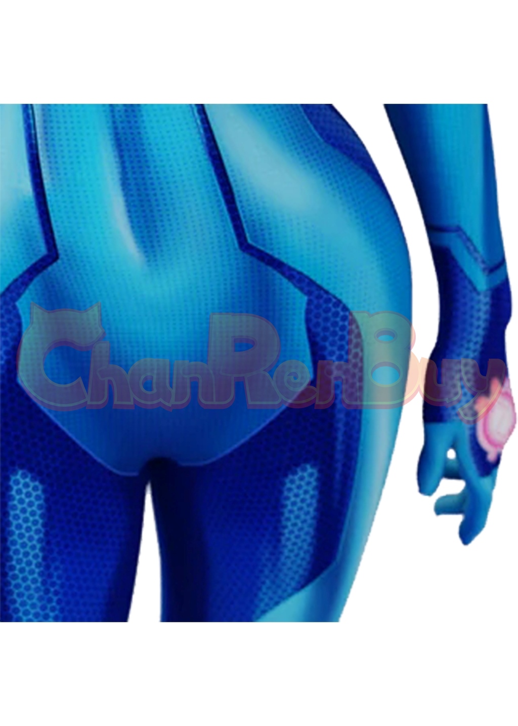 Metroid Costume Samus Aran Bodysuit Cosplay for Adult Kids