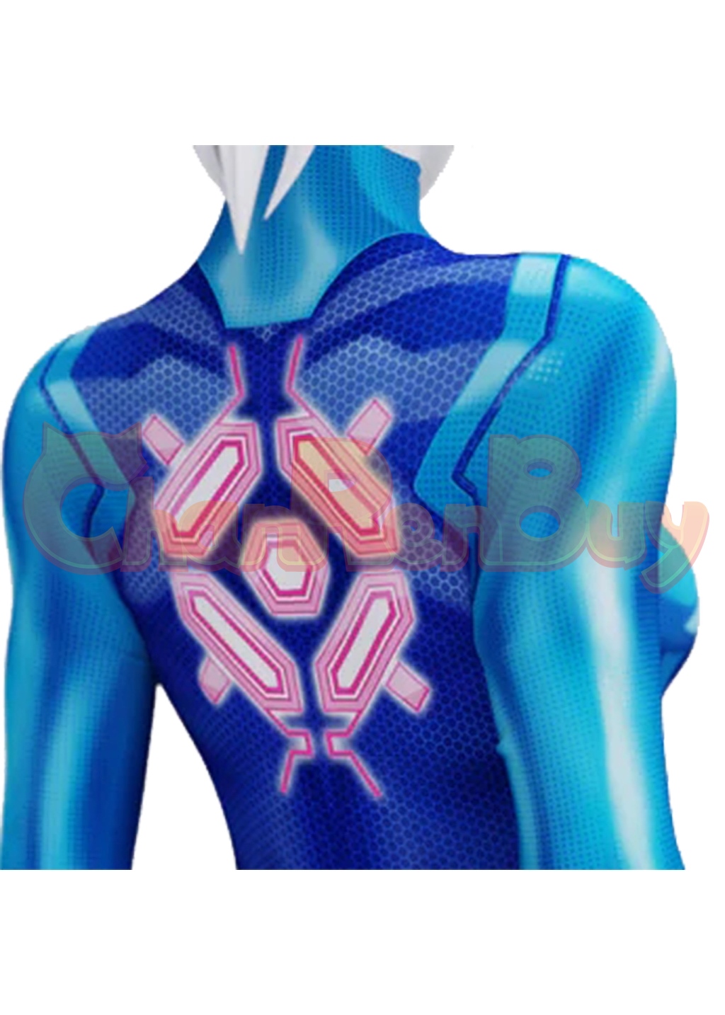 Metroid Costume Samus Aran Bodysuit Cosplay for Adult Kids