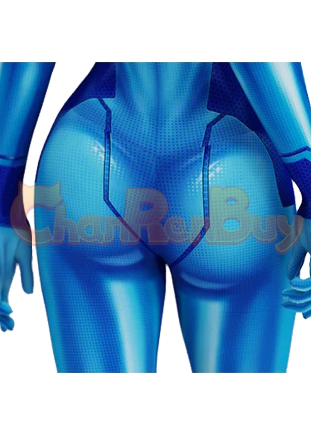 Metroid Costume Samus Aran Bodysuit Cosplay for Adult Kids