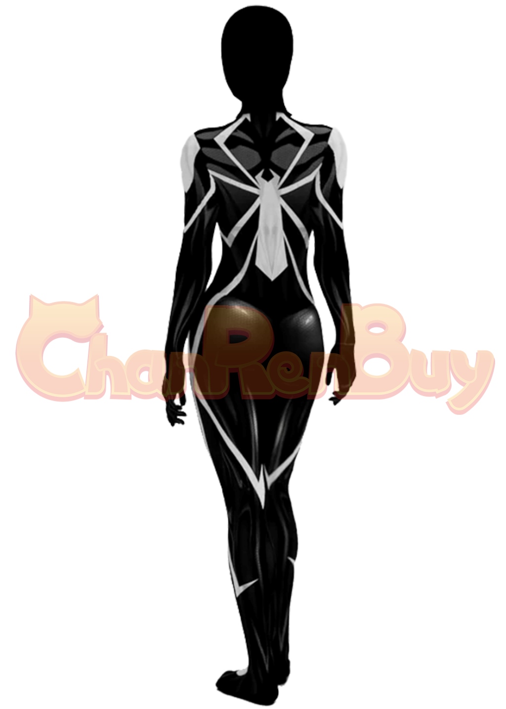 Spider Girl Costume Black Version Bodysuit Cosplay for Adult Kids
