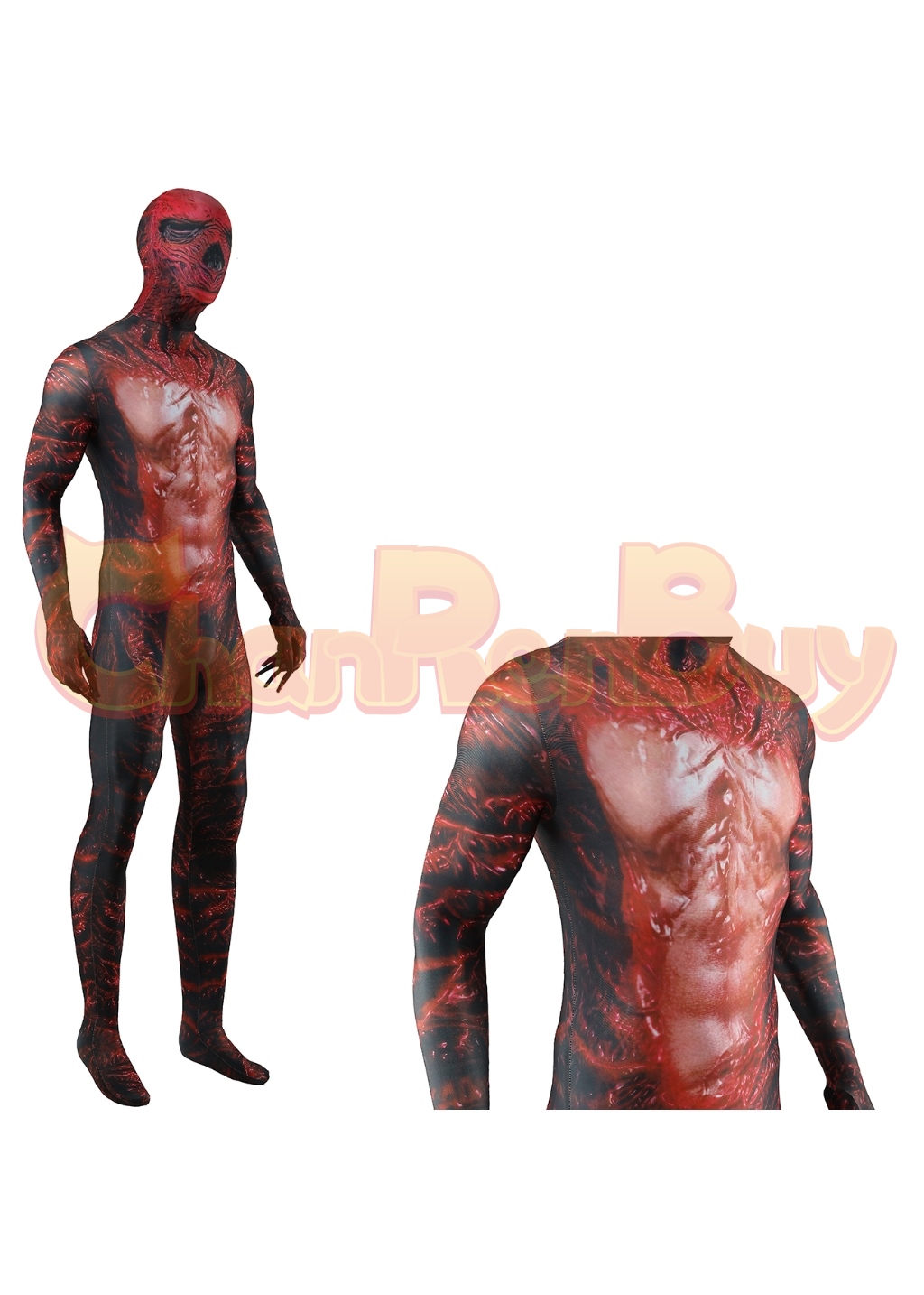 Stranger Things Costume Vecna Bodysuit Cosplay for Adult Kids