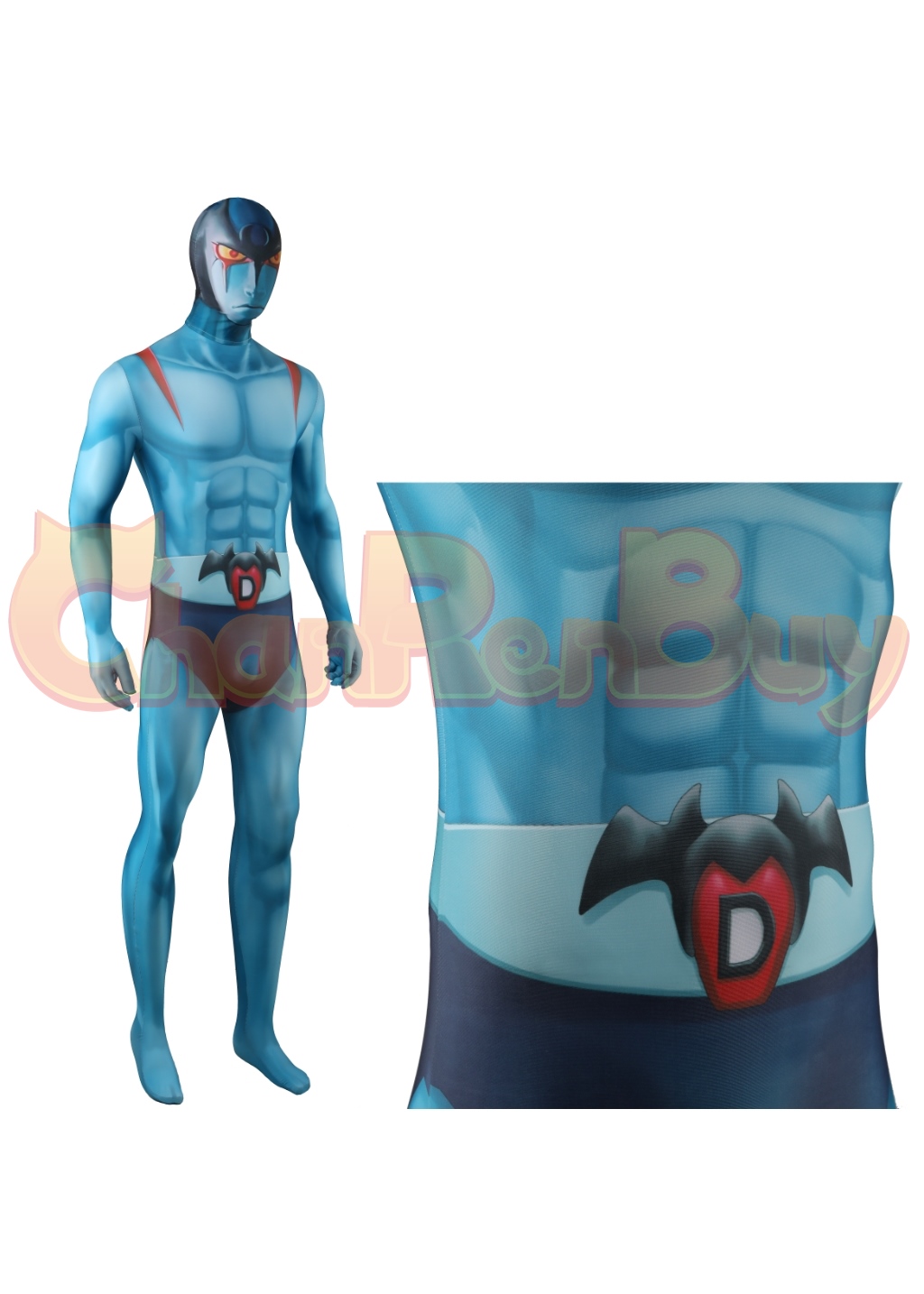 DevilMan Costume Bodysuit Cosplay for Adult Kids