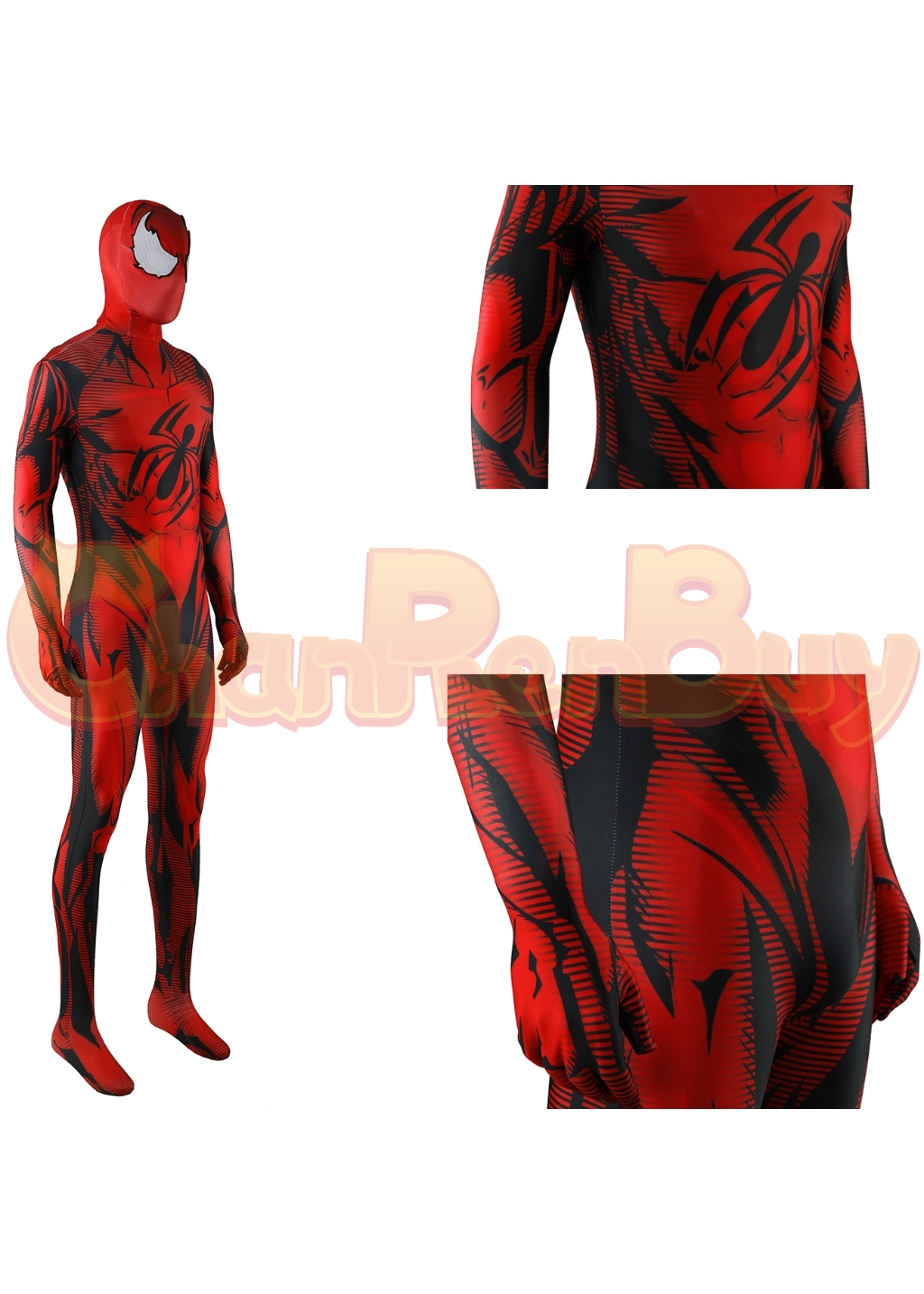 Scarlet Spider Costume Bodysuit Cosplay for Adult Kids