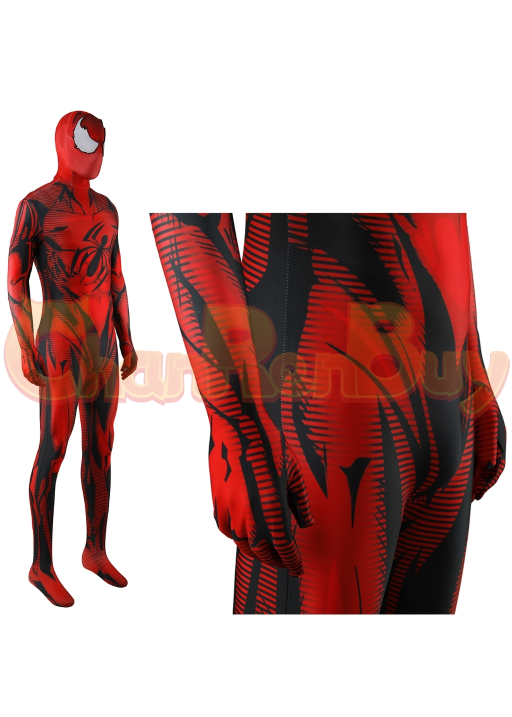 Scarlet Spider Costume Bodysuit Cosplay for Adult Kids