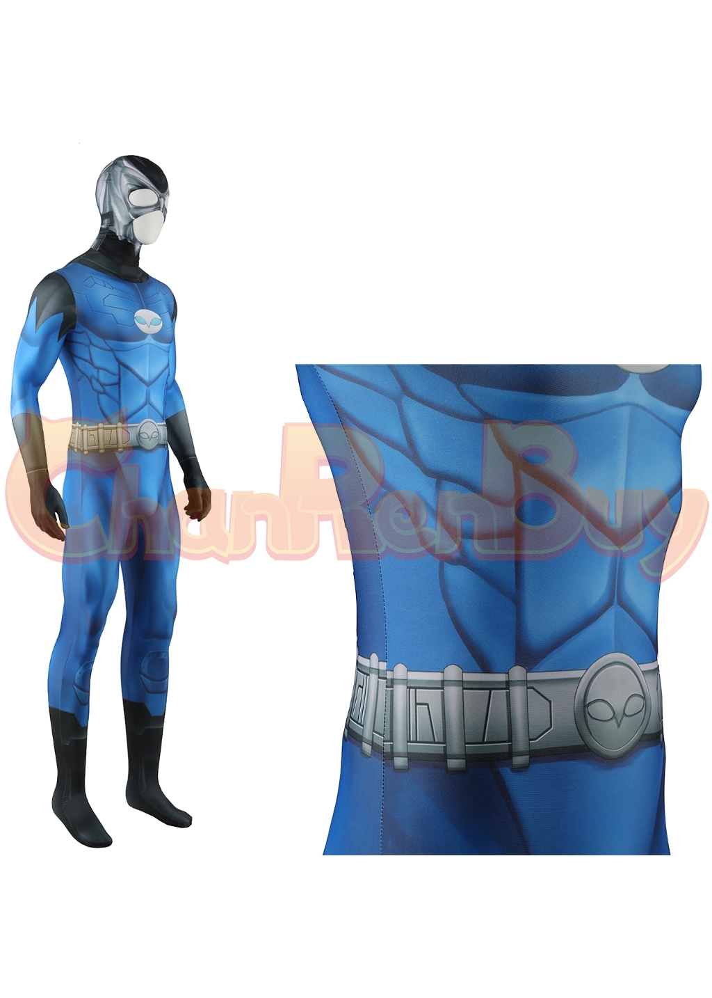Owlman Costume DC Comics Bodysuit Cosplay for Adult Kids