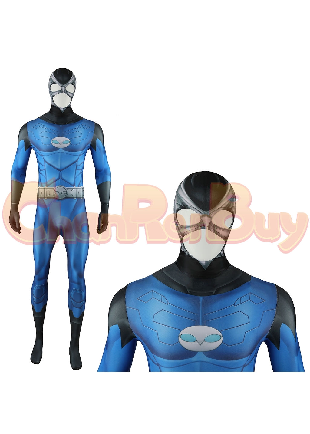 Owlman Costume DC Comics Bodysuit Cosplay for Adult Kids