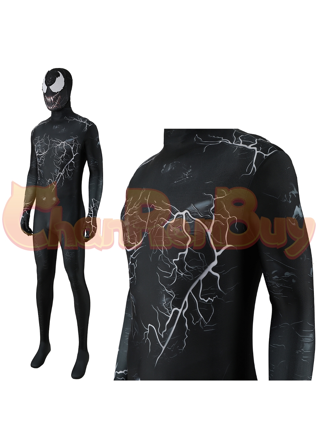 Venom Costume Spider-Man Bodysuit Cosplay for Adult Kids