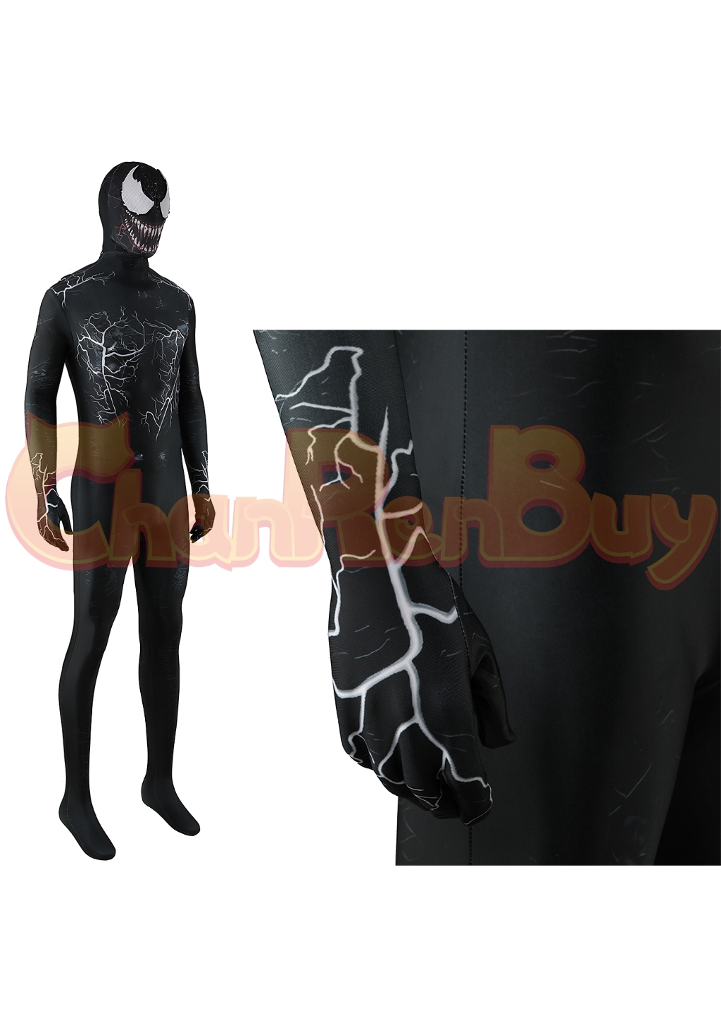 Venom Costume Spider-Man Bodysuit Cosplay for Adult Kids