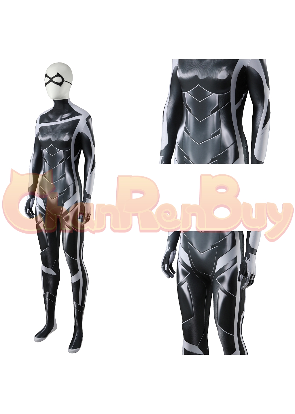 Black Cat Costume Marvel's Spider-Man 2 Bodysuit Cosplay for Adult Kids