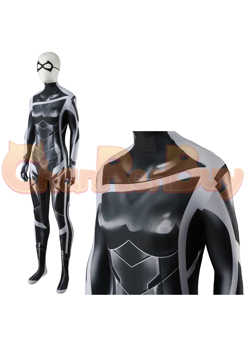 Black Cat Costume Marvel's Spider-Man 2 Bodysuit Cosplay for Adult Kids