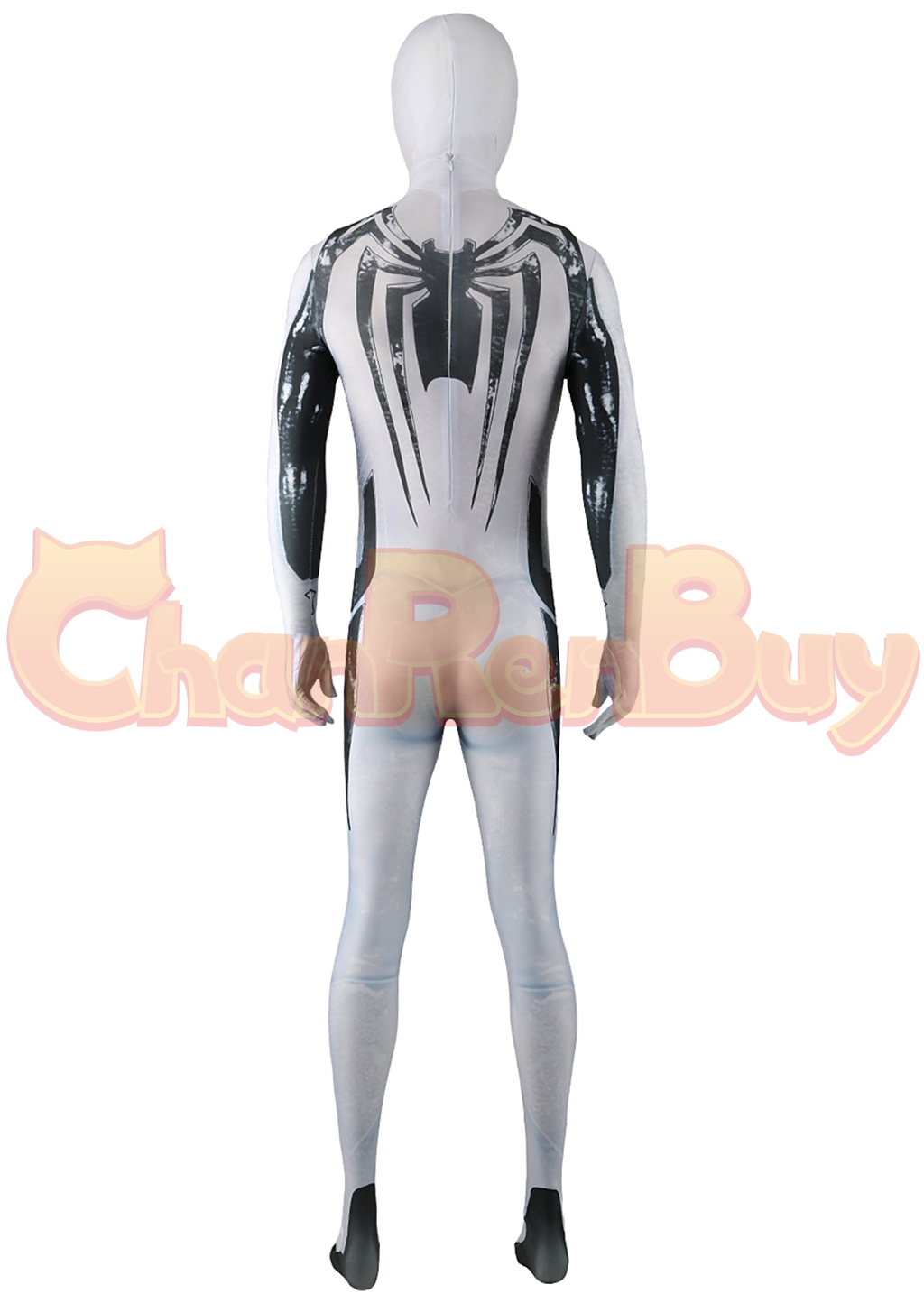 Venom Costume Marvel's Spider-man 2 Bodysuit Cosplay for Adult Kids White Ver