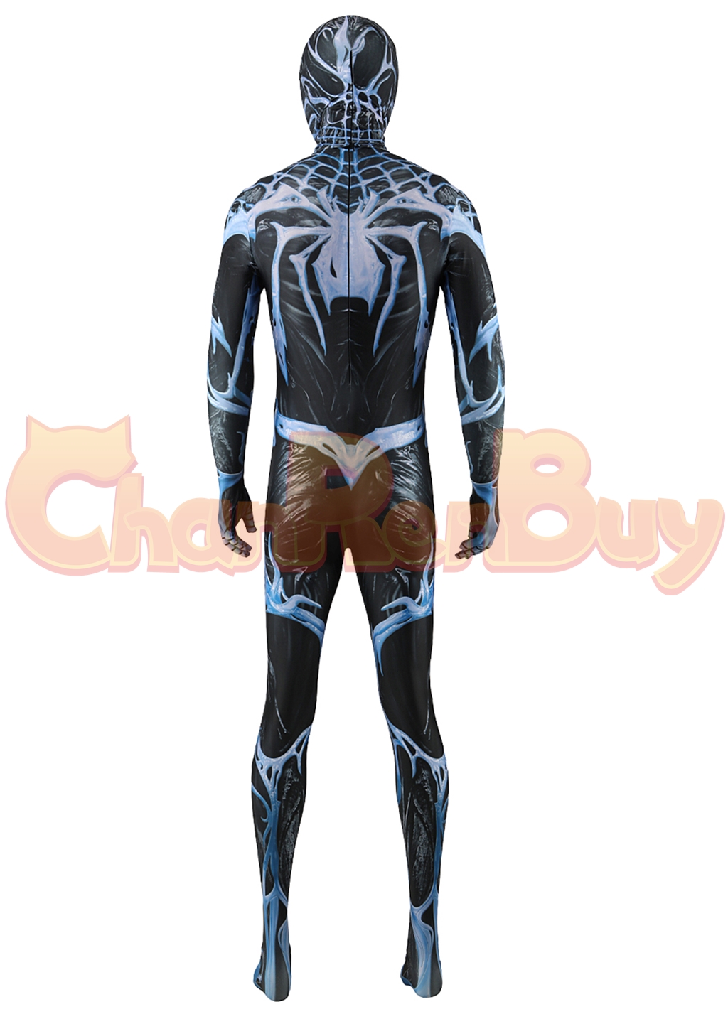 Venom Costume Marvel's Spider-man 2 Bodysuit Cosplay for Adult Kids Black Blue Ver