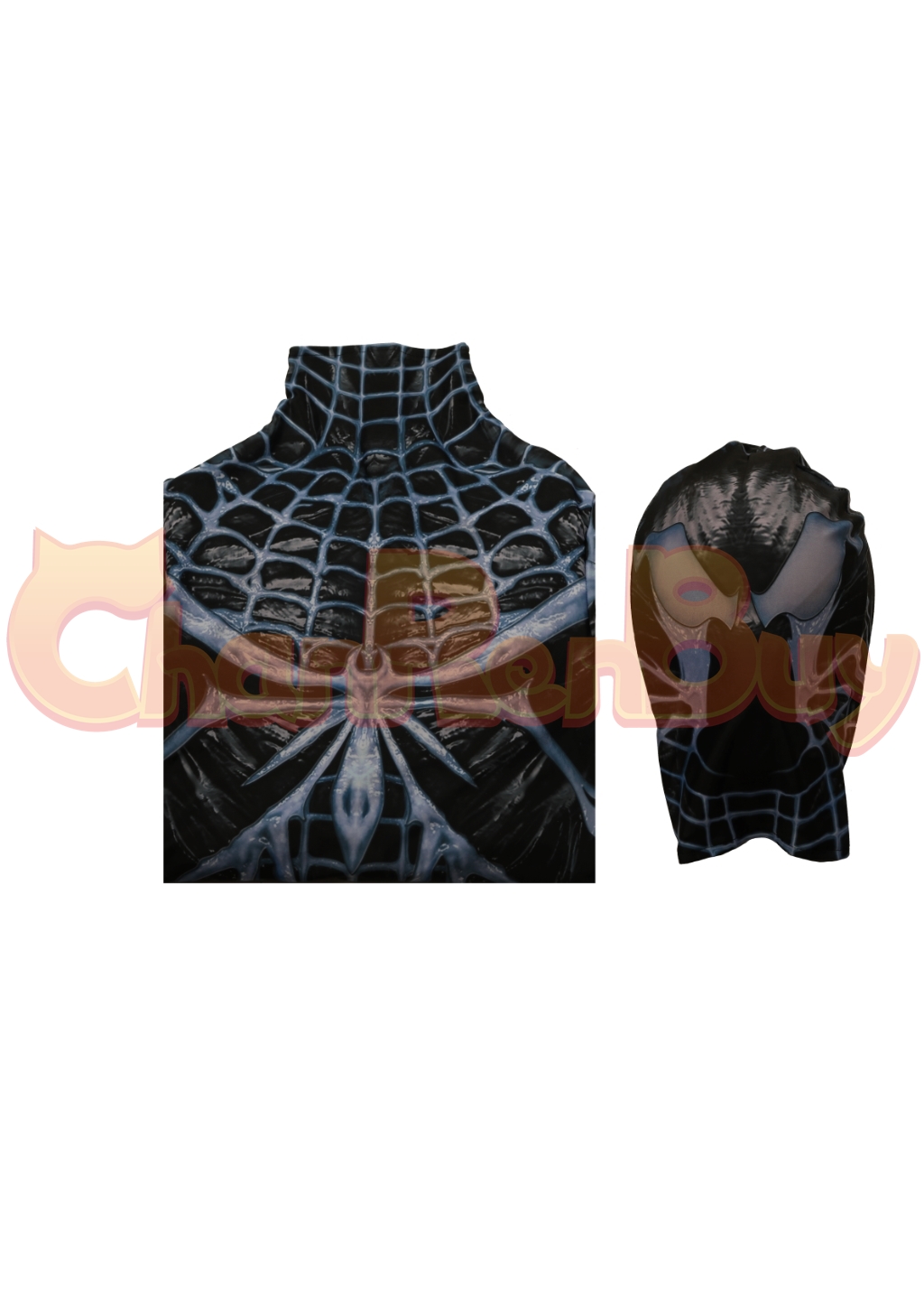 Venom Costume Marvel's Spider-man 2 Bodysuit Cosplay for Adult Kids Black Blue Ver