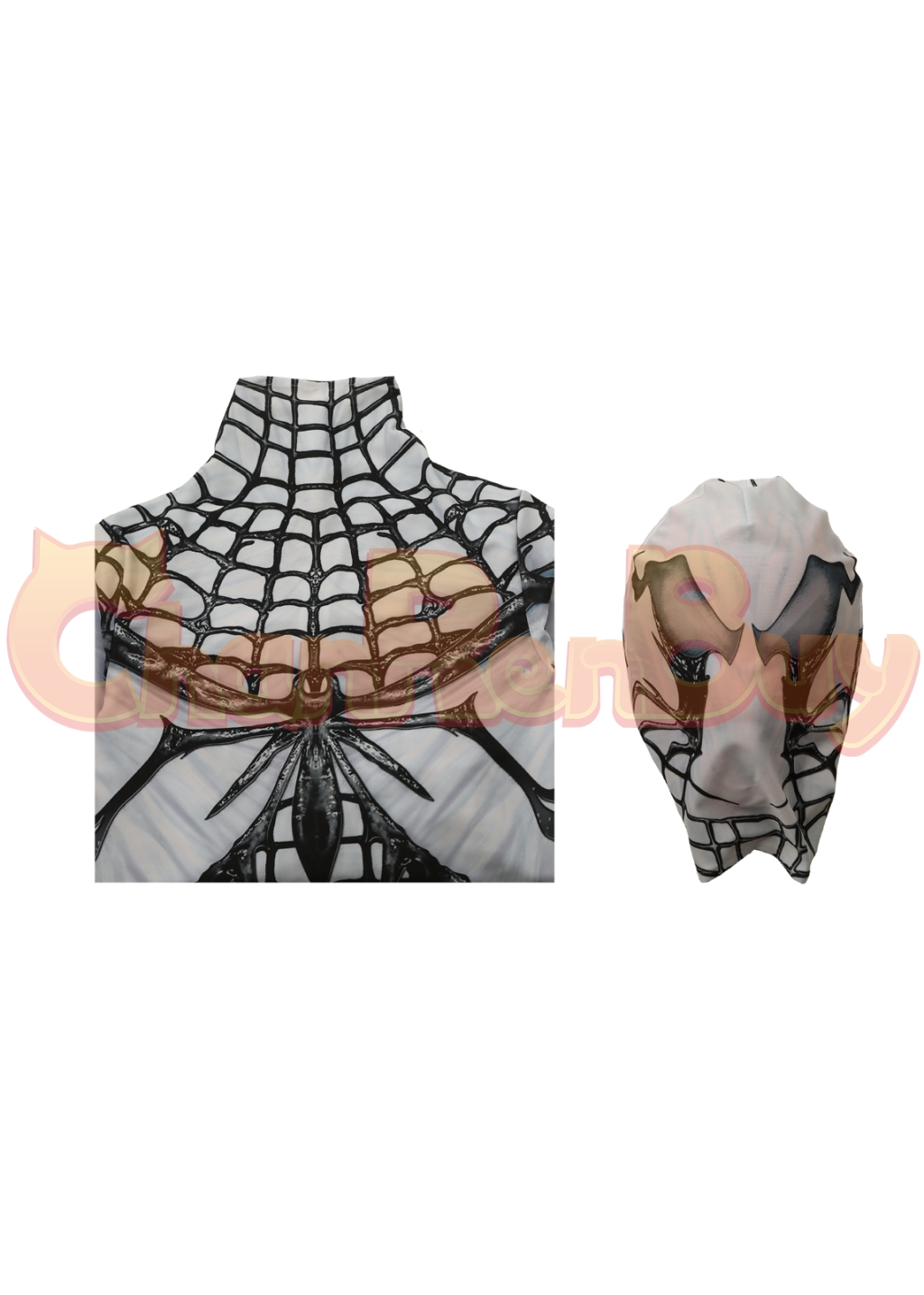 Venom Costume Marvel's Spider-man 2 Bodysuit Cosplay for Adult Kids Black White Ver