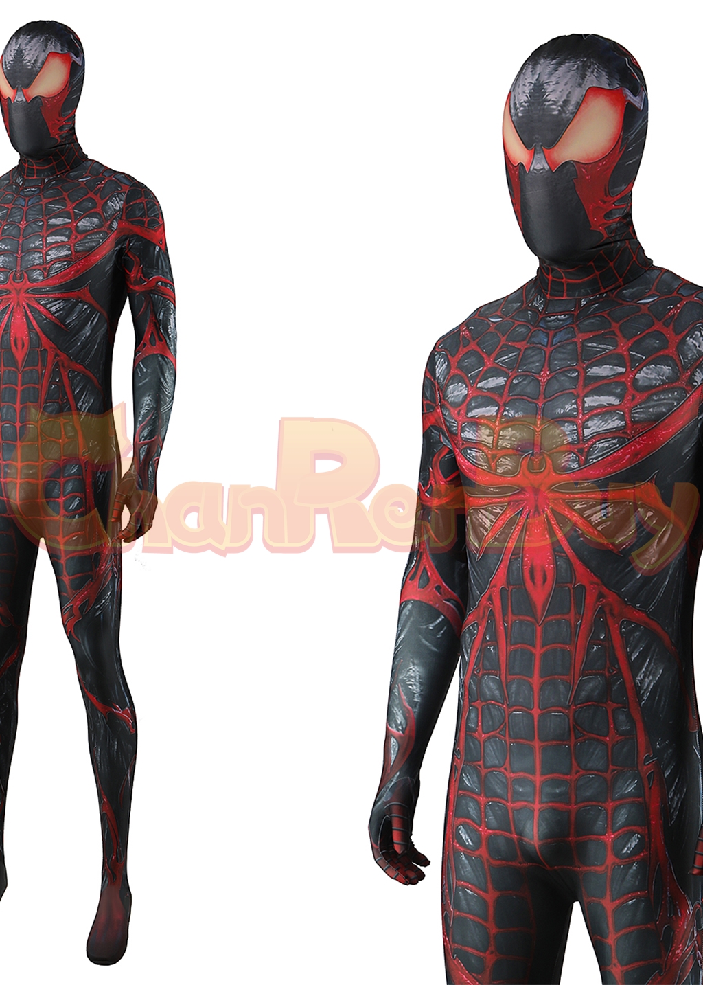 Venom Costume Marvel's Spider-man 2 Bodysuit Cosplay for Adult Kids Black Ver