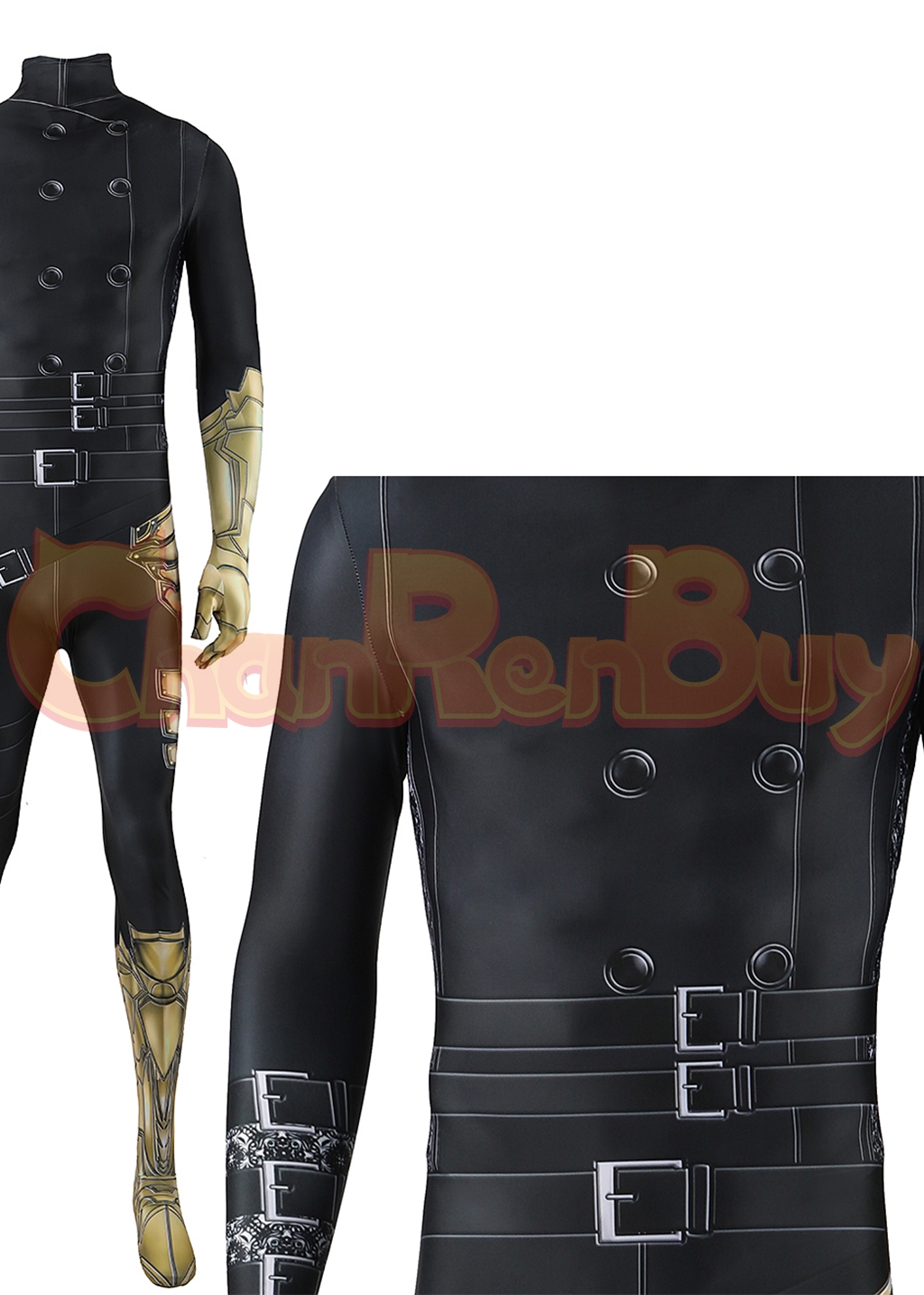 Vincent Valentine Costume Final Fantasy VII Rebirth Bodysuit Cosplay for Adult Kids