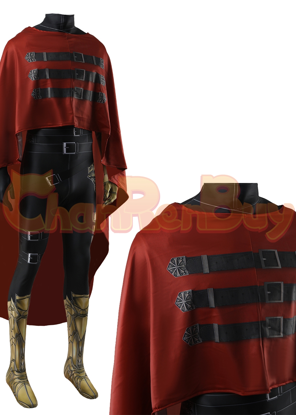 Vincent Valentine Costume Final Fantasy VII Rebirth Bodysuit Cosplay for Adult Kids