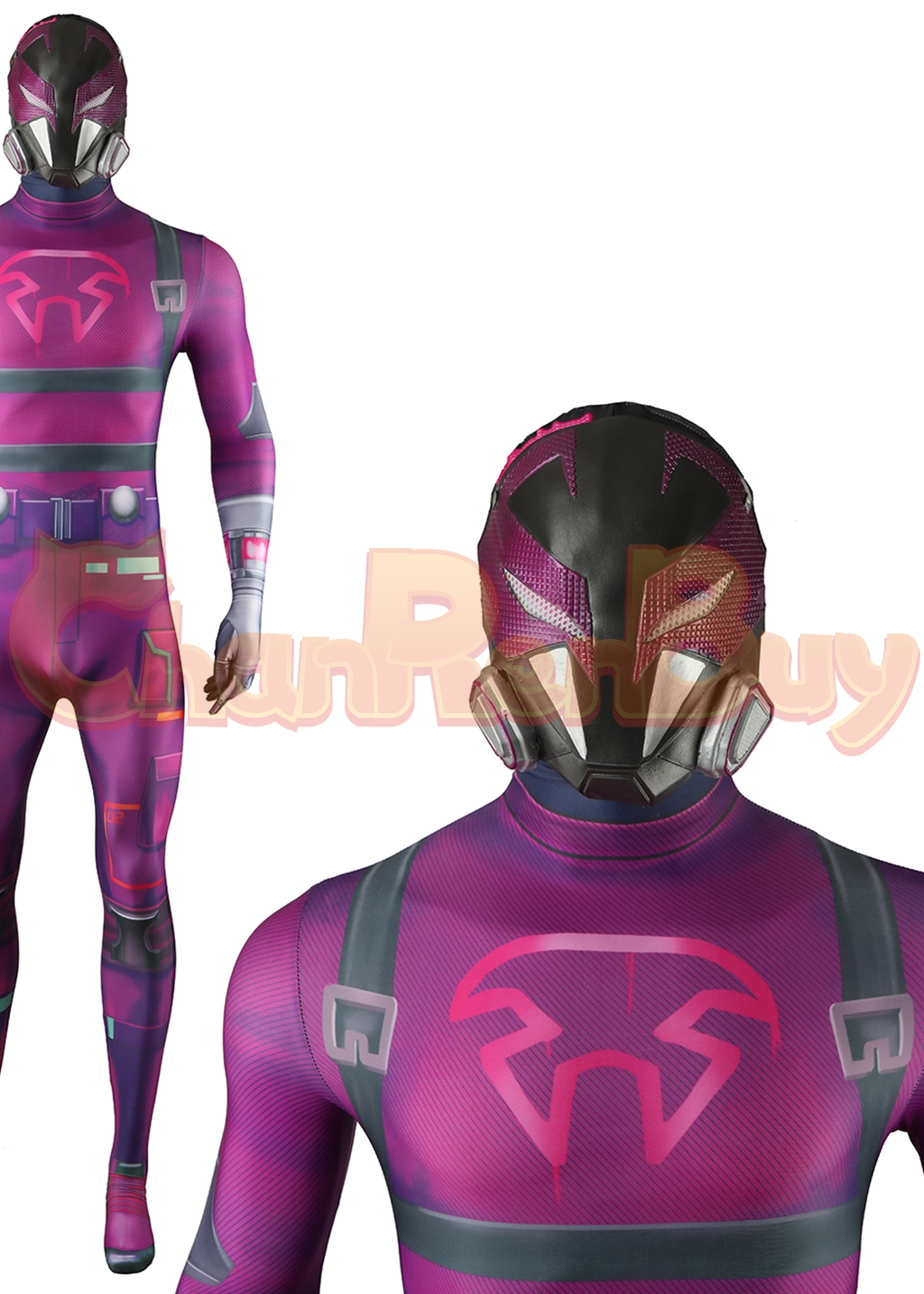Prowler Costume Spider-Man: Into the Spider-Verse Bodysuit Cosplay for Adult Kids