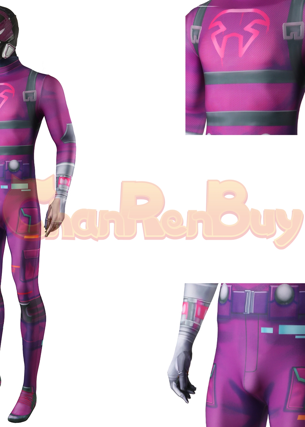 Prowler Costume Spider-Man: Into the Spider-Verse Bodysuit Cosplay for Adult Kids