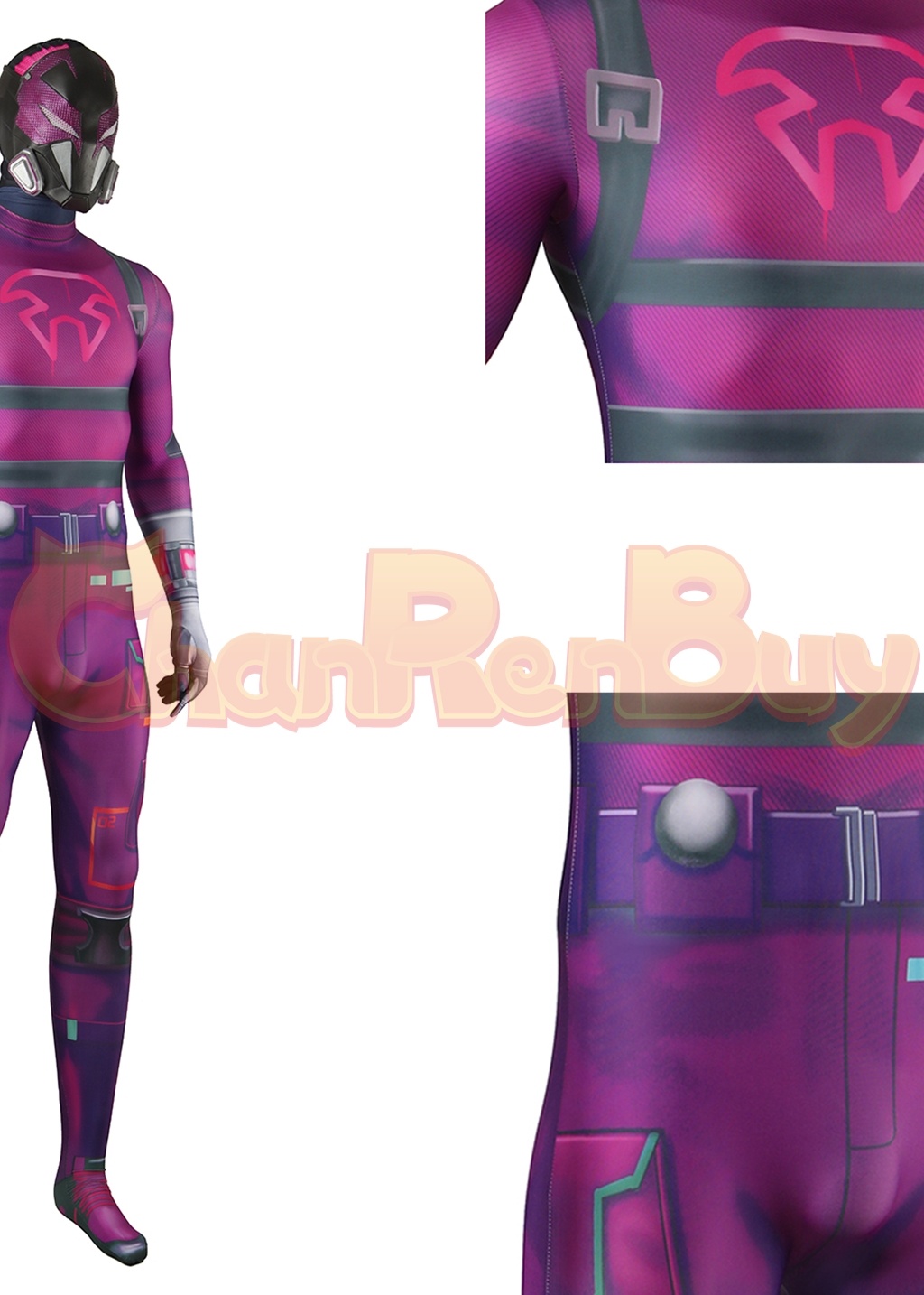 Prowler Costume Spider-Man: Into the Spider-Verse Bodysuit Cosplay for Adult Kids