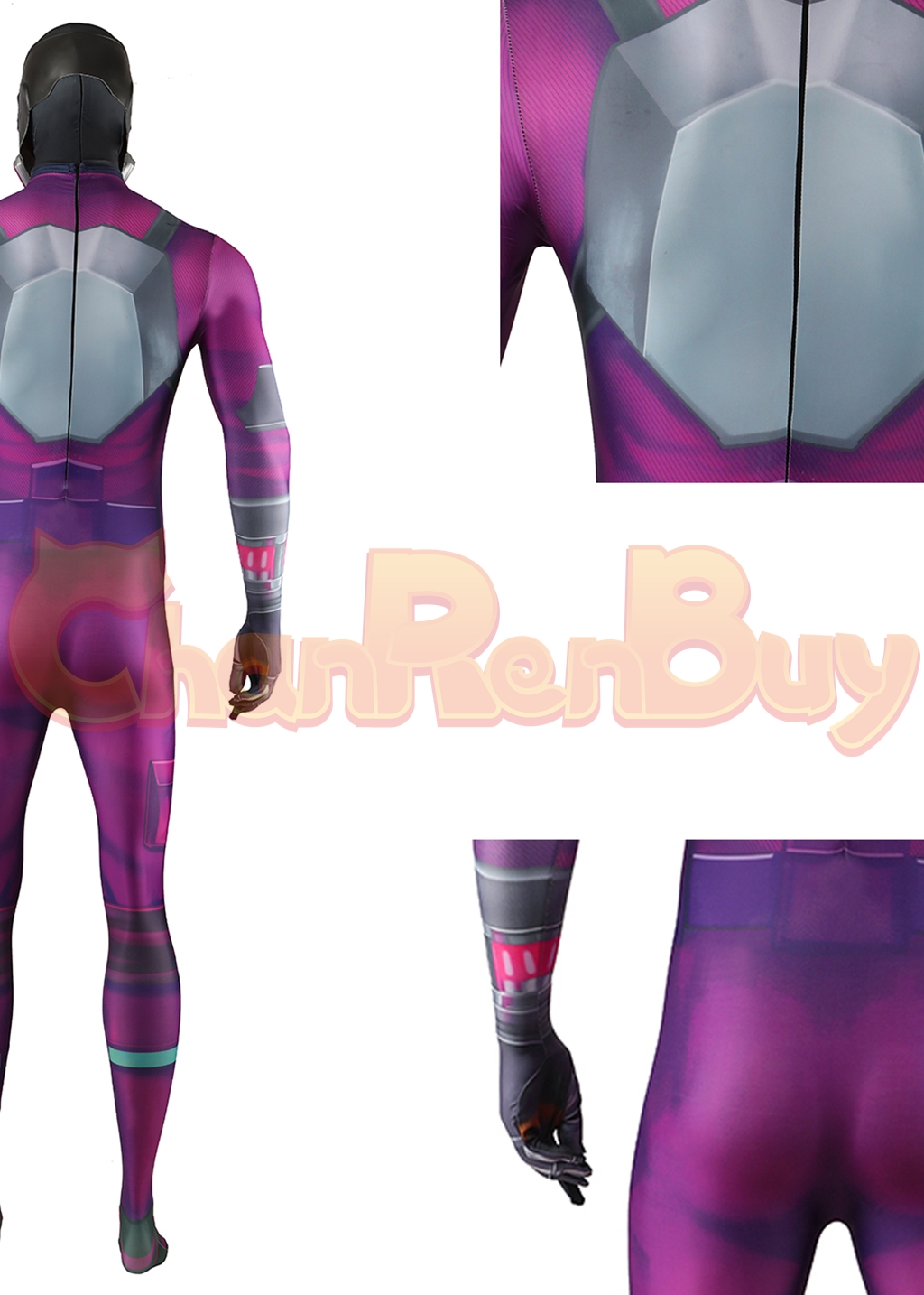 Prowler Costume Spider-Man: Into the Spider-Verse Bodysuit Cosplay for Adult Kids