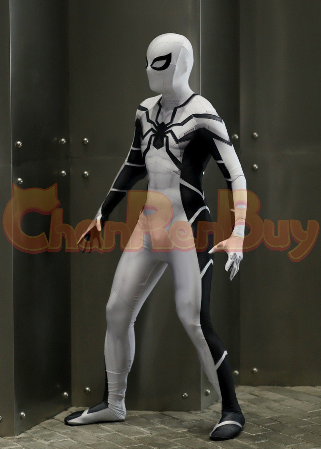 Future Foundation Suit Costume Spider-Man Bodysuit Cosplay for Adult Kids
