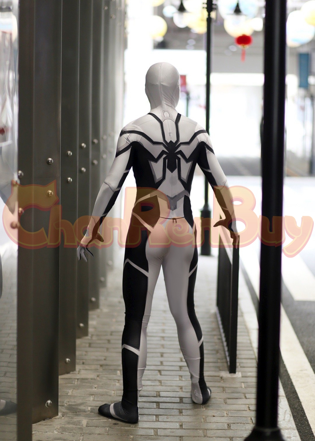 Future Foundation Suit Costume Spider-Man Bodysuit Cosplay for Adult Kids