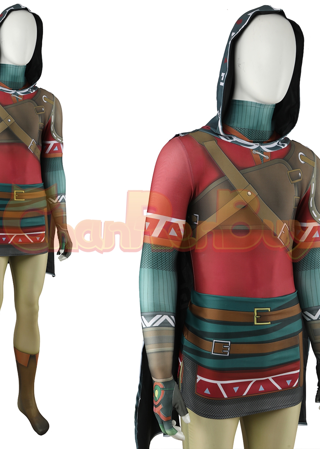 Link Costume The Legend of Zelda Tears of the Kingdom Bodysuit Cosplay for Adult Kids