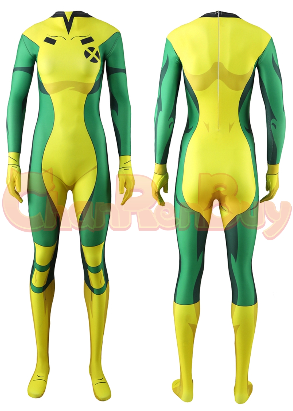 Rogue Costume X-Men'97 Anna Marie Bodysuit Cosplay for Adult Kids