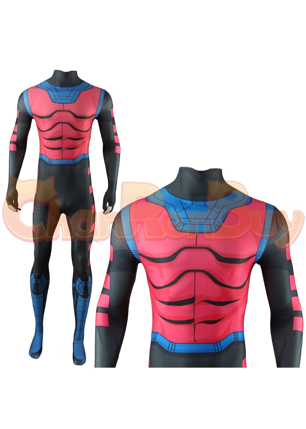 Gambit Costume X-Men'97 Remy LeBeau Bodysuit Cosplay for Adult Kids