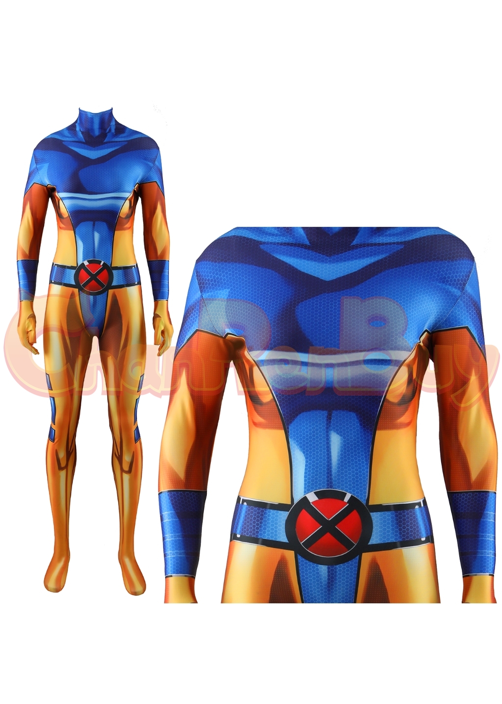 Jean Grey-Summers Costume X-Men'97 Bodysuit Cosplay for Adult Kids