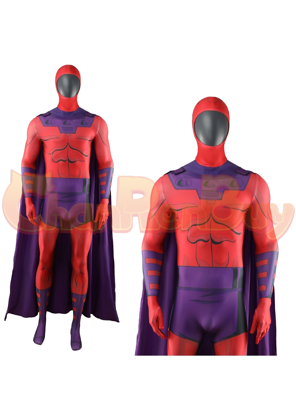 Magneto Costume X-Men'97 Erik Lehnsherr Bodysuit Cosplay for Adult Kids