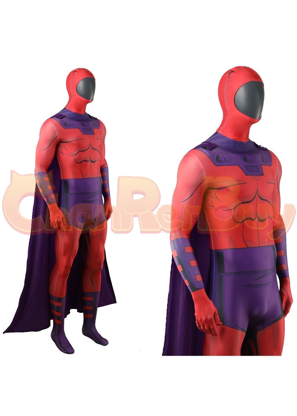 Magneto Costume X-Men'97 Erik Lehnsherr Bodysuit Cosplay for Adult Kids