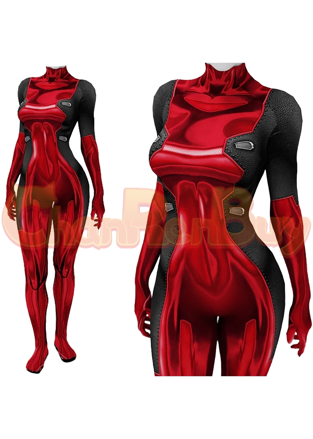 Ladypool Costume Deadpool Bodysuit Cosplay for Adult Kids