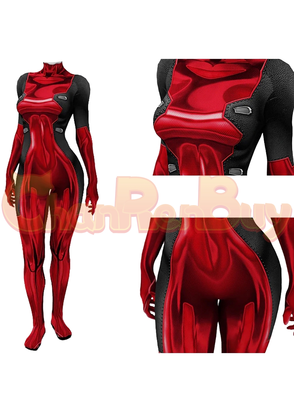 Ladypool Costume Deadpool Bodysuit Cosplay for Adult Kids