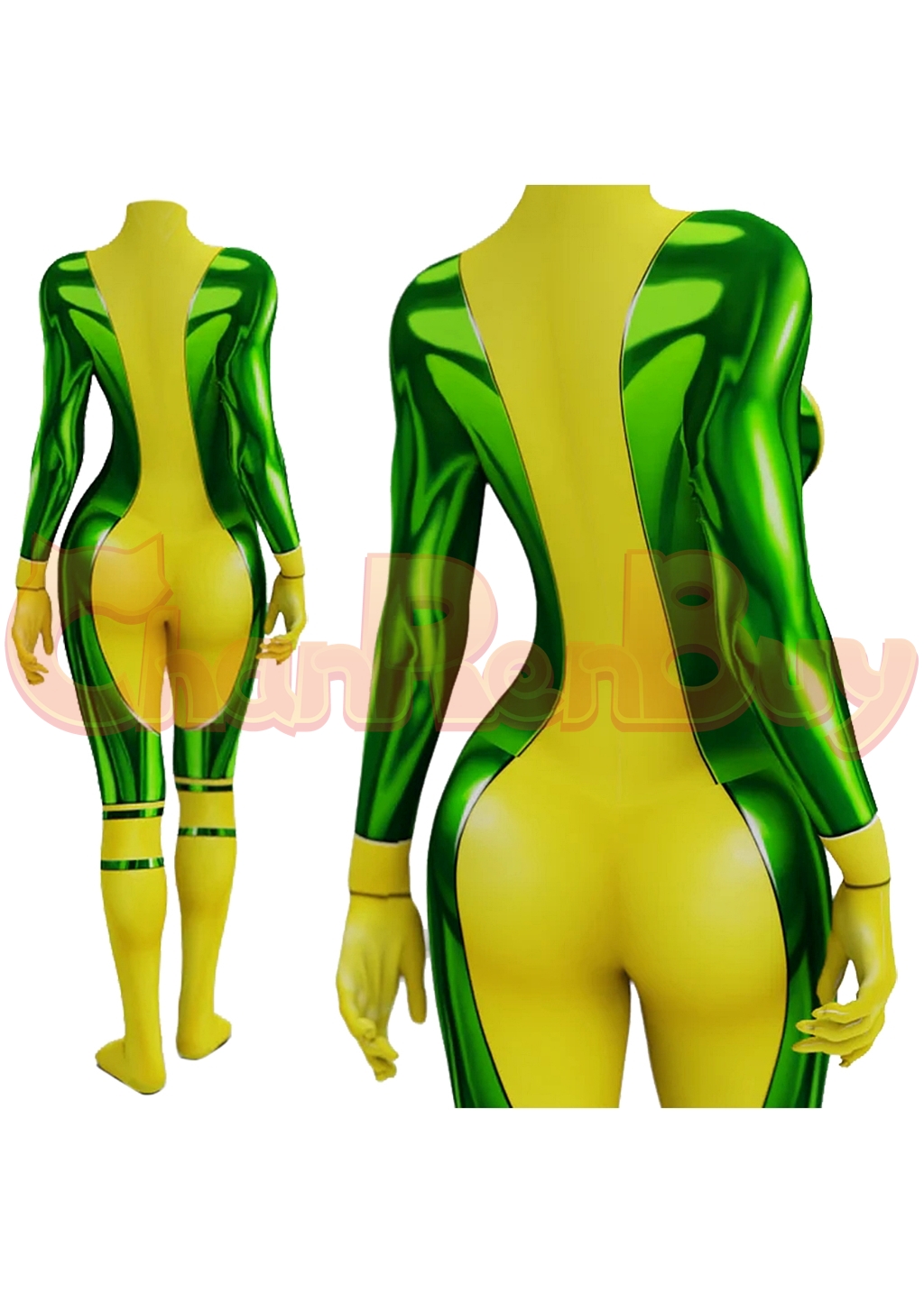Rogue Costume X-Men'97 Anna Marie Raven Bodysuit Cosplay for Adult Kids