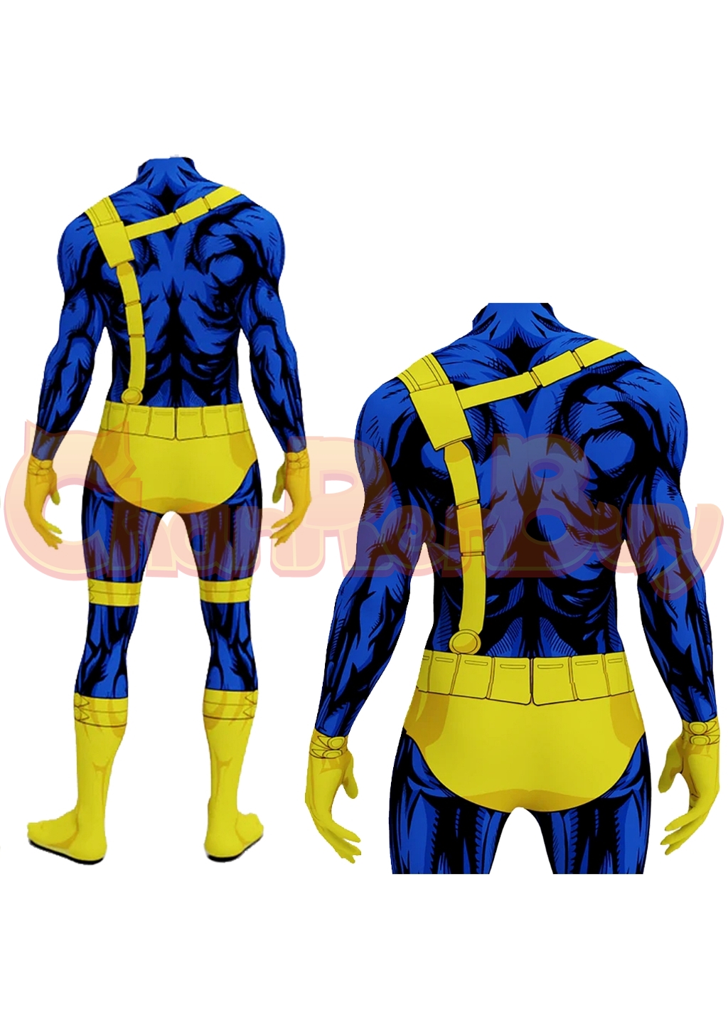 Cyclops Costume X-Men '97 Scott Summers Bodysuit Cosplay for Adult Kids Ver.1