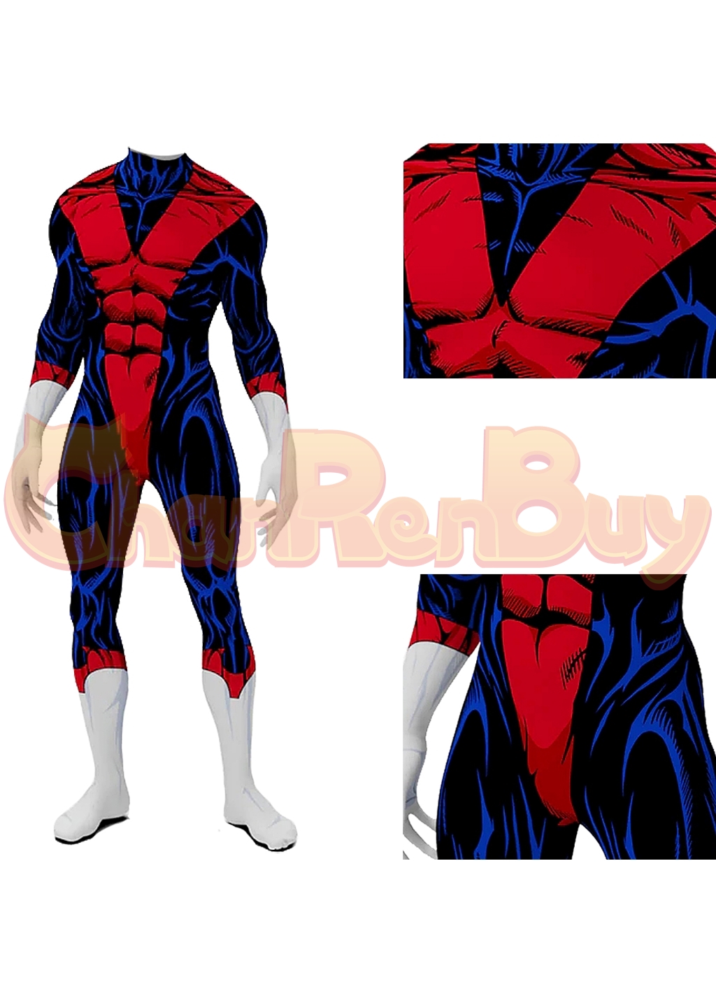 Nightcrawler Costume X-Men '97 Remy LeBeau Bodysuit Cosplay for Adult Kids