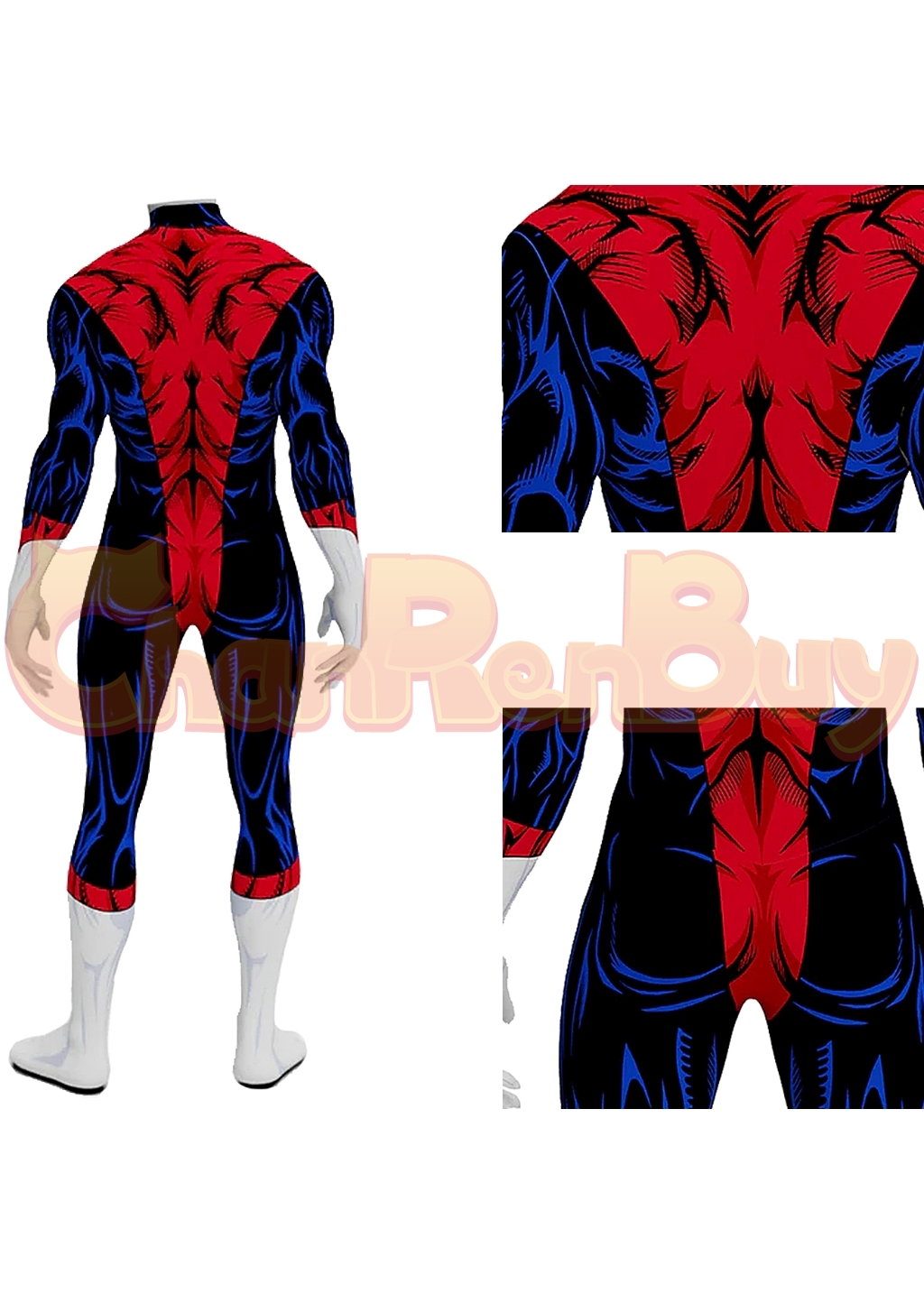 Nightcrawler Costume X-Men '97 Remy LeBeau Bodysuit Cosplay for Adult Kids