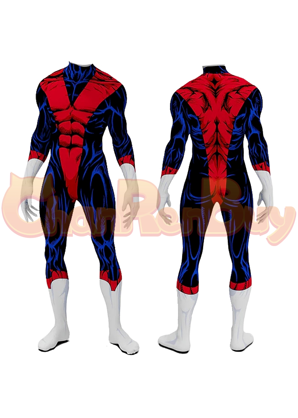 Nightcrawler Costume X-Men '97 Remy LeBeau Bodysuit Cosplay for Adult Kids